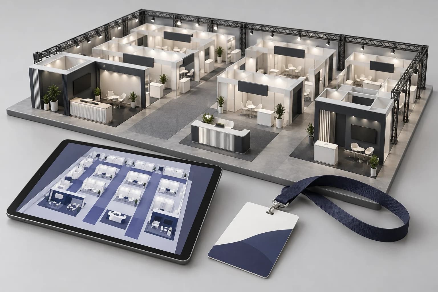 Concept illustration for Expogenius: the operating system for expos