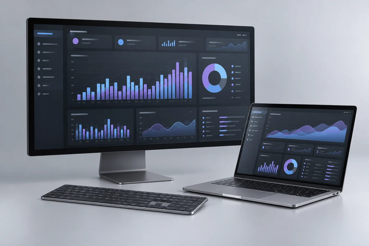 Professional Dashboard System product illustration